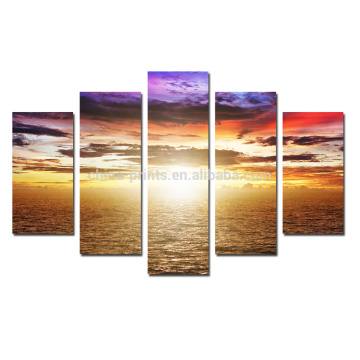 New Design Seascape Sunrise Picture Canvas Print For Wall Decor Art Stretched Ready to Hang